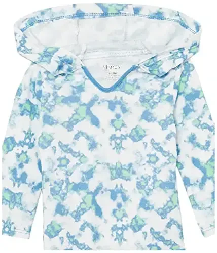 Hanes Baby uzun yengli bodisi, Ultimate Bodysuit Hoodie o'g'il bolalar va qizlar, 3 dona - 3