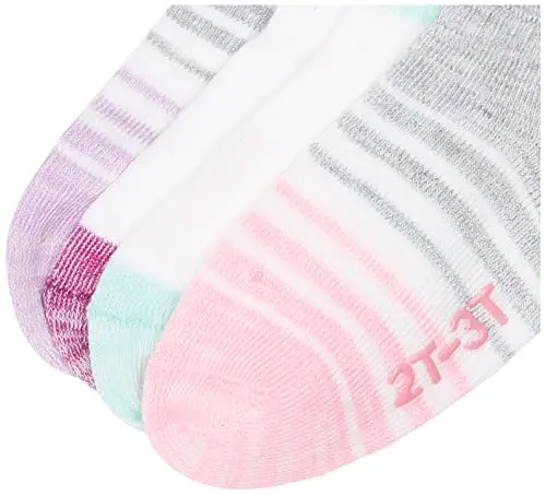 Hanes Baby and Toddler, Non-Slip Grip Ankle Socks, Boys' and Girls', Multipacks - 3