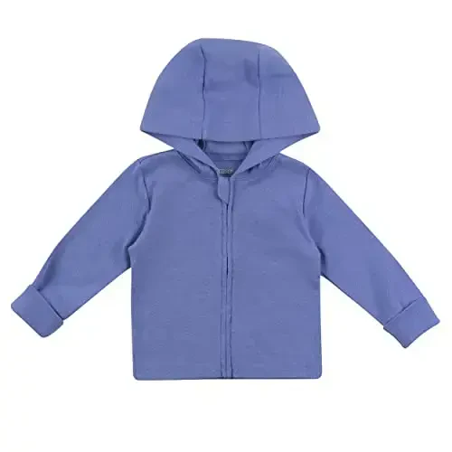 Hanes Hoodie, Zippin Soft 4-Way Stretch Knit Long Sleeve, Babies and Toddlers 