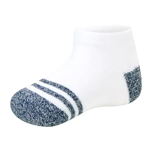 Hanes Toddler Low-Cut Socks Pack - 10-Pack Pure Comfort for & Organic Cotton Blend - 4