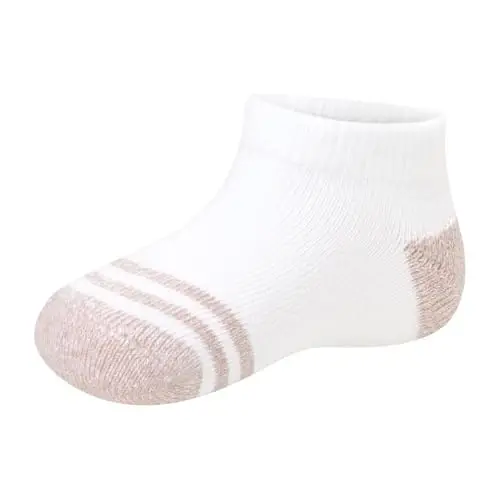 Hanes Toddler Low-Cut Socks Pack - 10-Pack Pure Comfort for & Organic Cotton Blend - 4