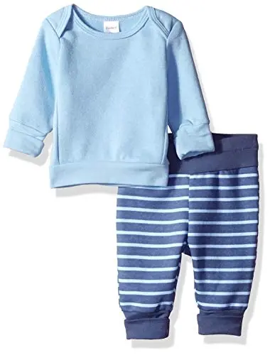 Hanes Ultimate Baby Flexy Sozlanadigan Fit Jogger terlik va futbolka to'plami 