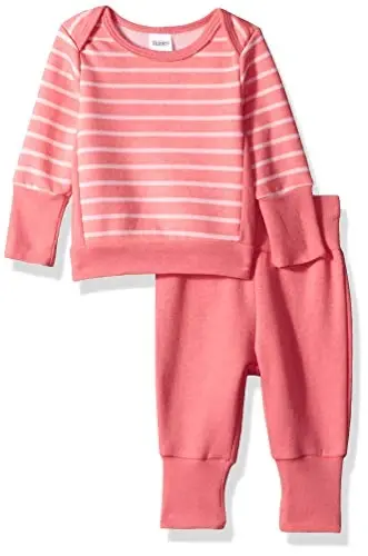 Hanes Ultimate Baby Flexy Adjustable Fit Jogger with Sweatshirt Set - 1
