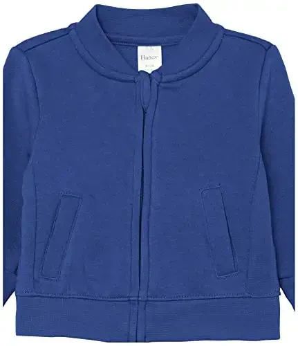 Hanes unisex-baby Baby Sweatshirt, Zippin Soft 4-way Stretch Fleece Zip Up Sweatshirt Jacket, Babies and Toddlers - 3
