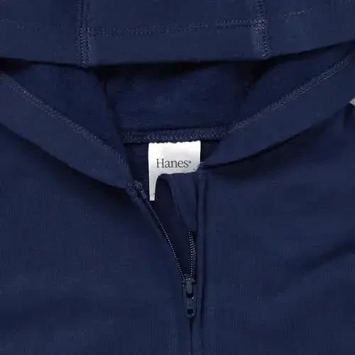 Hanes unisex-baby Pure Comfort Organic Hoodie, French Terry Full-zip Hooded Sweatshirt, Infant Boys & Girls - 3