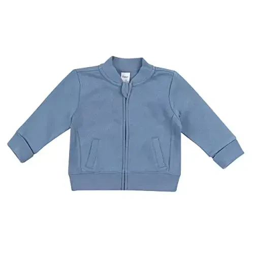 Hanes unisex-baby Baby Sweatshirt, Zippin Soft 4-way Stretch Fleece Zip Up Sweatshirt Jacket, Babies and Toddlers - HANES