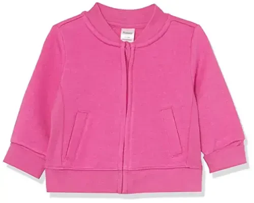 Hanes unisex-baby Baby Sweatshirt, Zippin Soft 4-way Stretch Fleece Zip Up Sweatshirt Jacket, Babies and Toddlers - HANES