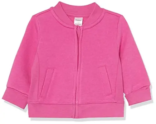 Hanes baby-girls Ultimate Baby Zippin Fleece JacketSweatshirt - 1