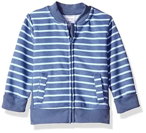 Hanes baby-girls Ultimate Baby Zippin Fleece JacketSweatshirt - HANES
