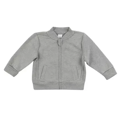 Hanes unisex-baby Baby Sweatshirt, Zippin Soft 4-way Stretch Fleece Zip Up Sweatshirt Jacket, Babies and Toddlers 