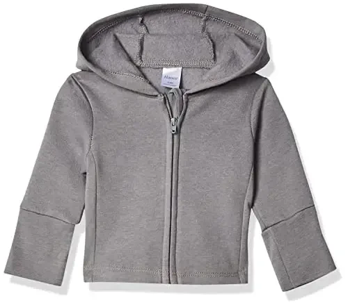 Hanes, Zippin Soft 4-way Stretch Fleece Hoodie, Babies and Toddlers - MODAZONE