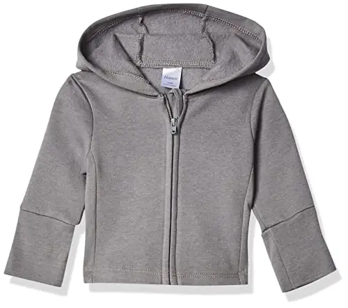 Hanes, Zippin Soft 4-way Stretch Fleece Hoodie, Babies and Toddlers - 1