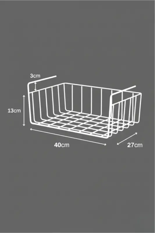 Hanging Towel Rack Organizer Bathroom Towel Drying Basket Toilet Paper Organizer White - 4