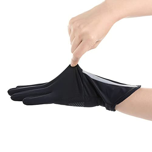 HAOZAIKEJI Adult Summer Driving Gloves Women Touchscreen Sun Protection Mitten Cycling Full Finger Glove Cool Outdoor Quick Dry Handwear - 6