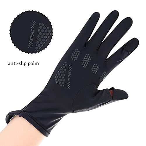 HAOZAIKEJI Adult Summer Driving Gloves Women Touchscreen Sun Protection Mitten Cycling Full Finger Glove Cool Outdoor Quick Dry Handwear - 7