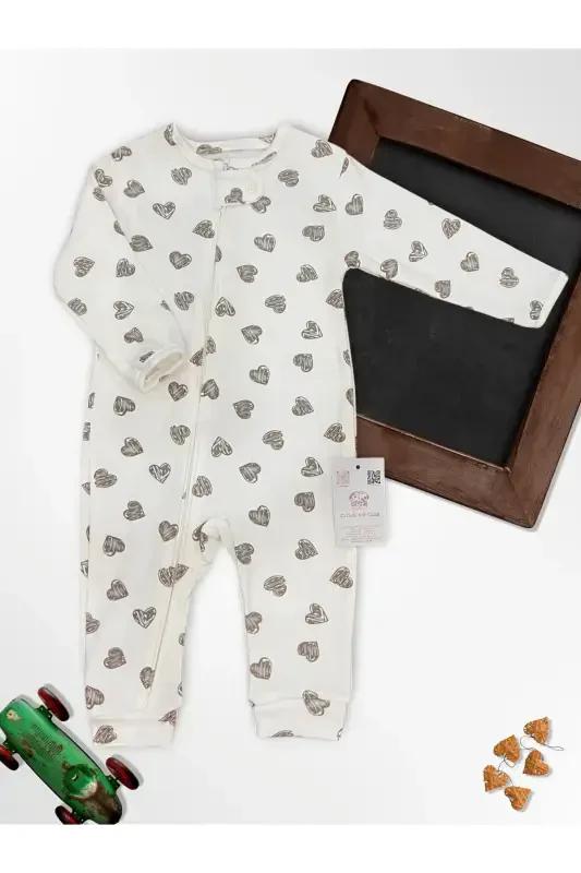 Happy Elephants 100% Natural Cotton 3-Pack Baby Jumpsuit 0-18 Months (UNISEX)-cotton - 5