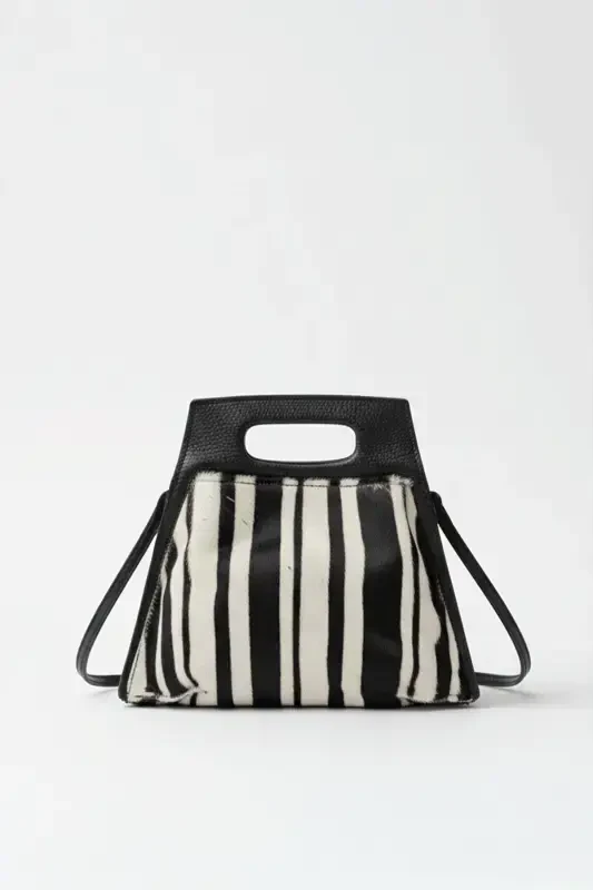 Haqiqi teri ayollar yelka sumkasi - 2