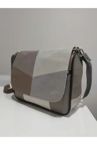 HAQIQIY CHARM ​​AYOLLAR SUMKASI (25CM X 20CM) - YOZGI ARALASH ​​RANGLAR 6 - 3