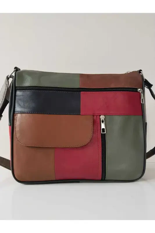 HAQIQIY CHARM ​​AYOLLAR SUMKASI (27CM X 25CM)-Ko'p rangli 5 - 1