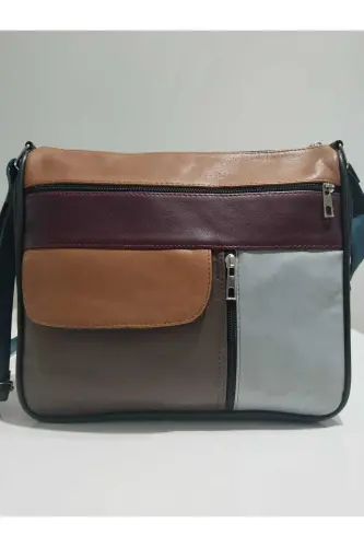 HAQIQIY CHARM AYOLLAR UCHUN SUMKA (27SM X 25SM) - ARALASH RANGLAR 5 