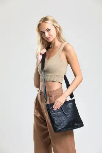 Haqiqiy charm Crossbody pochta sumkasi - YILON BOSMA - 3