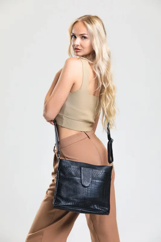 Haqiqiy charm Crossbody pochta sumkasi - YILON BOSMA - 4
