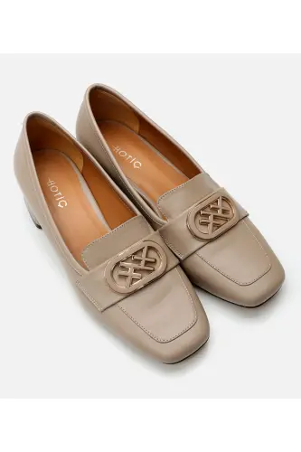 Haqiqiy charm norka ayollar loafers - HOTIÇ (1)
