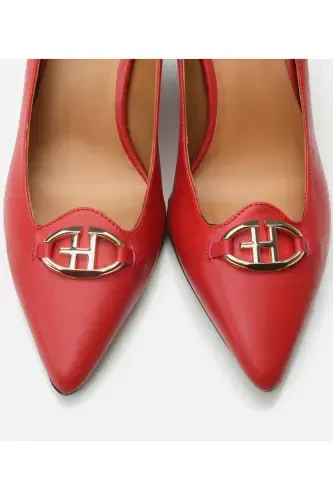 Haqiqiy charm qizil ayollar stiletto - 4