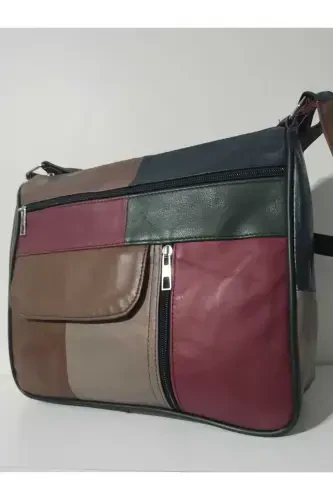 HAQIQIY TERI AYOL SUMKASI (27SM X 25SM) - ARALASH QORA RANGLAR 9 - 3