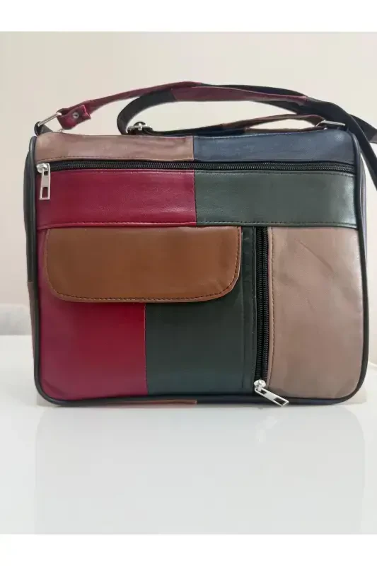 HAQIQIY TERI AYOLLAR SUMKASI (27CM X 25M)-QORA QORISHIQ RANGLAR 1 - ATTER