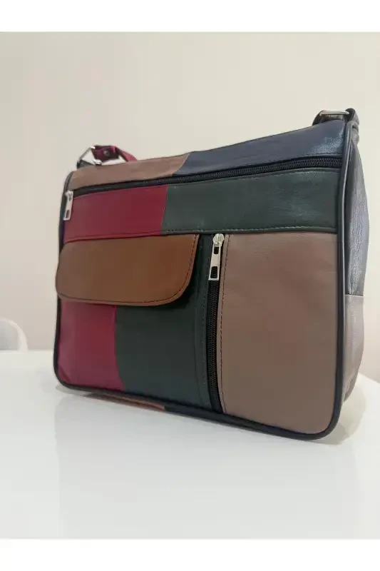 HAQIQIY TERI AYOLLAR SUMKASI (27CM X 25M)-QORA QORISHIQ RANGLAR 1 - 3