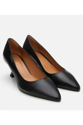 Haqiqiy Teri Qora Ayollar Stiletto - HOTIÇ (1)