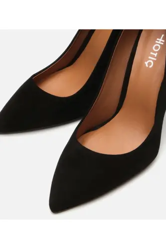 Haqiqiy Teri Qora Ayollar Stiletto - 4