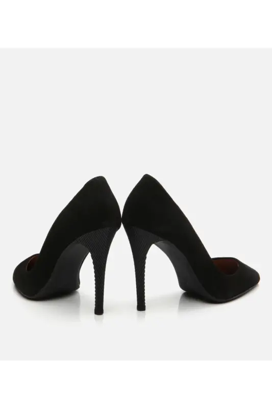 Haqiqiy Teri Qora Ayollar Stiletto - 5