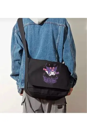 Harajuku Anime Kuromi Messenger Bag - TOUZ MODA (1)