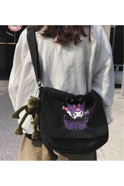 Harajuku Anime Kuromi Messenger Bag - 3