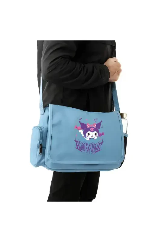 Harajuku Anime Kuromi Messenger Bag-Blue - MODAZONE