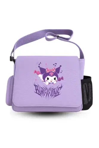 Harajuku Anime Kuromi Postacı Çantası-Lila - 1