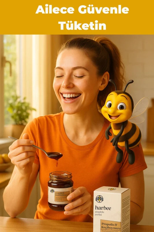 Propolisli Keçiboynuzu 220gr. Doğal - Harbee - Har-Bee