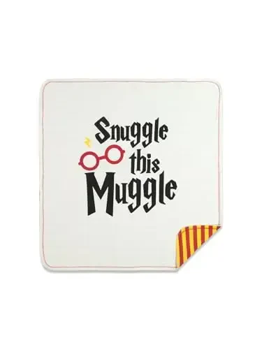 Harry Potter Baby Zip Up Sleep N' Play Coverall Headband Burp Cloth and Blanket 4 Piece Outfit Set Newborn - 3