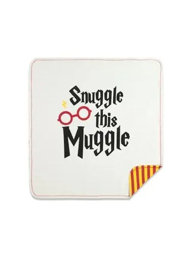 Harry Potter Baby Zip Up Sleep N' Play Coverall Headband Burp Cloth and Blanket 4 Piece Outfit Set Newborn - 3