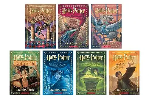 25 Year Anniversary Editon of Harry Potter Paperback Full Book Set Volumes 1-7 (Limited Edition, Original cover) - 1