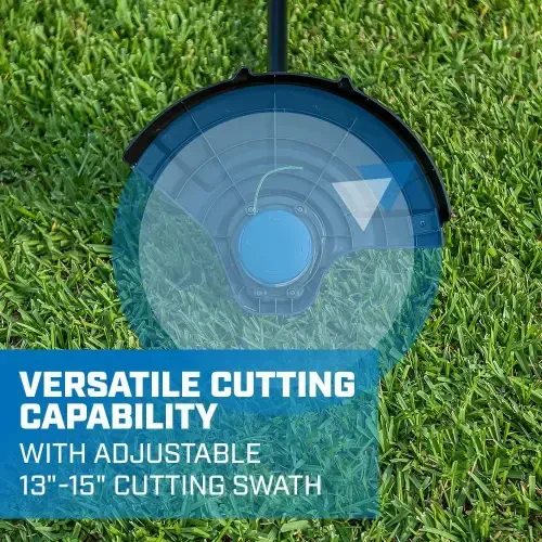 HART 40-Volt Cordless AttacModazoneent Capable 15-inch String Trimmer Kit, (1) 4.0Ah Lithium-Ion Battery - 4