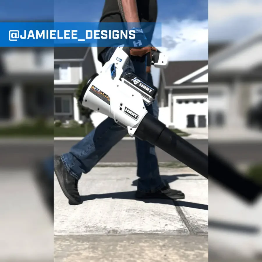 HART 40V 120 MPH at 450 CFM Cordless Axial Leaf Blower Kit, (1) 4.0Ah Lithium-Ion Battery - 5