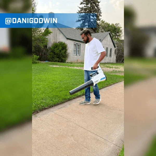 HART 40V 120 MPH dan 450 CFM gacha simsiz eksenel barg puflagich to'plami, (1) 4.0Ah litiy-ion batareyasi - 12