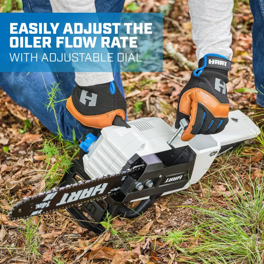 HART 40V Cordless Brushless 14 inch Chainsaw Kit (1) 4.0Ah Lithium-Ion Battery - 2