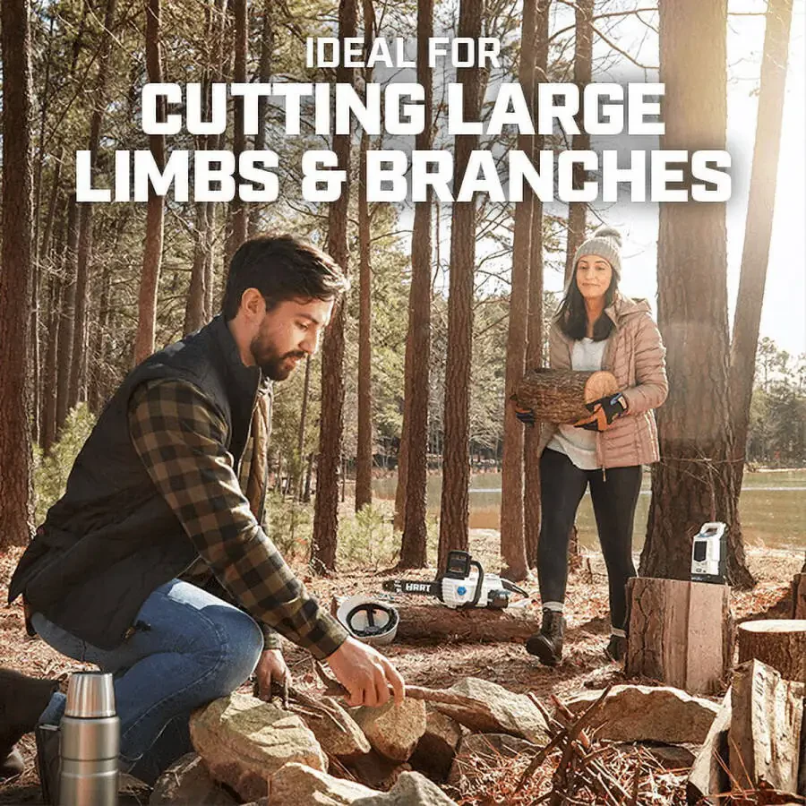 HART 40V Cordless Brushless 14 inch Chainsaw Kit (1) 4.0Ah Lithium-Ion Battery - 15