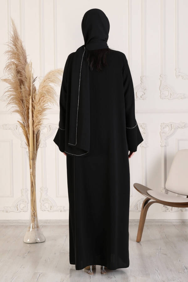 Has Abaya Sifatli Abaya Tashqi Kiyim Asl Dubay Ipak Matolari Zamonaviy Abaya Kiyim - 15