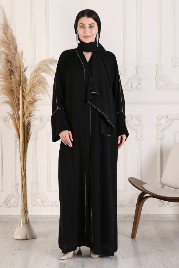 Has Abaya Sifatli Abaya Tashqi Kiyim Asl Dubay Ipak Matolari Zamonaviy Abaya Kiyim - 17