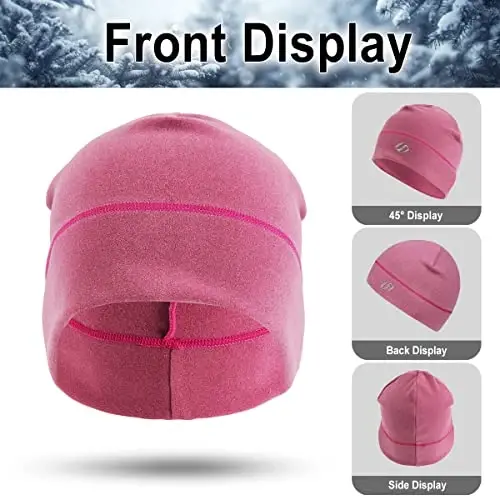 HASAGEI Thermal Running Hat - Men's Skull Cap Cycling Cap Under Helmet - 3